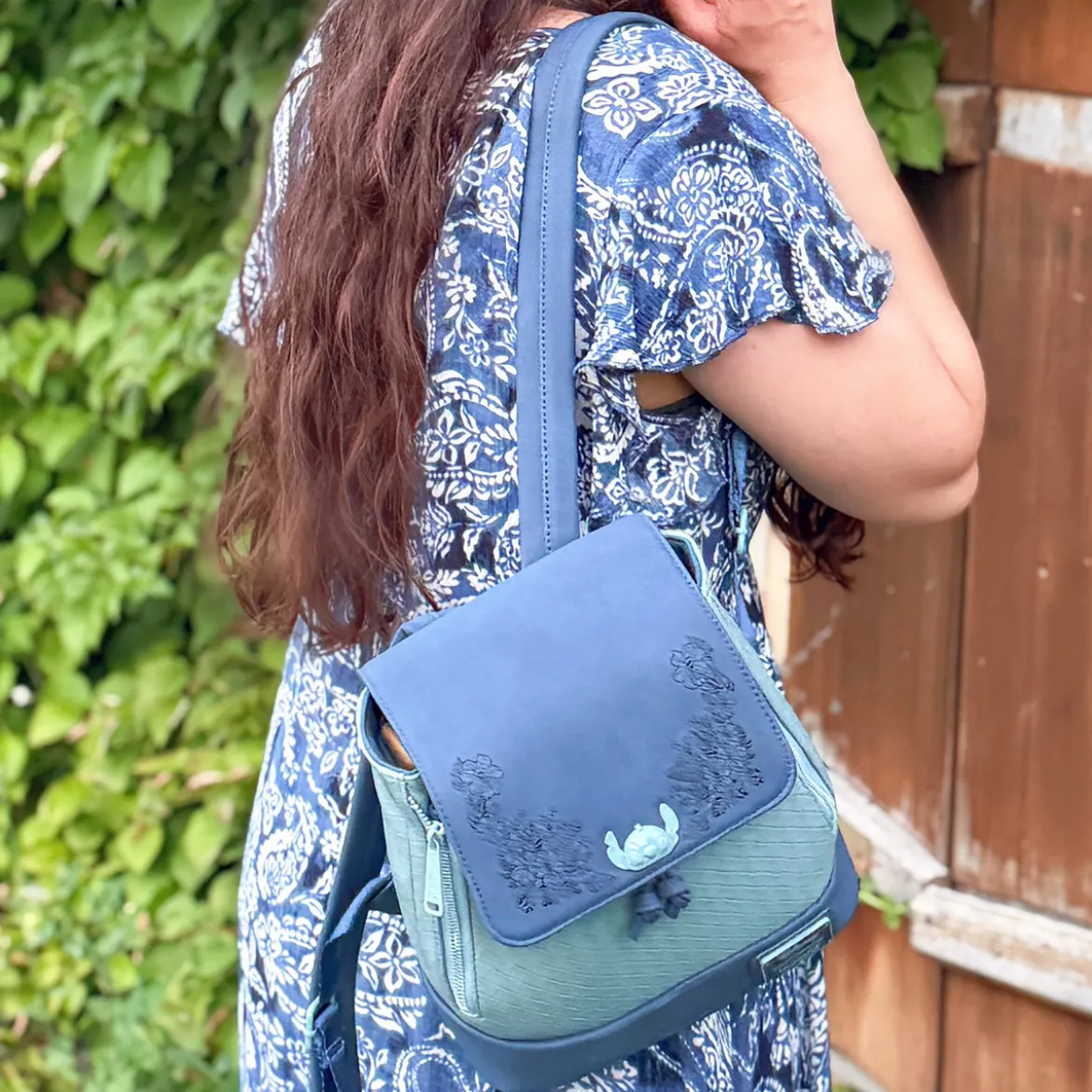 Stitch Mini Rucksack blau - Lilo & Stitch