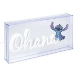 Stitch Ohana Neon Lampe - Lilo & Stitch