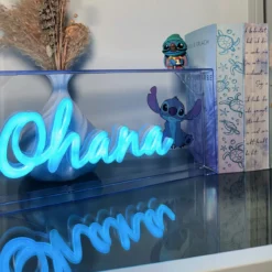 Stitch Ohana Neon Lampe - Lilo & Stitch