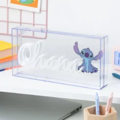 Stitch Ohana Neon Lampe - Lilo & Stitch