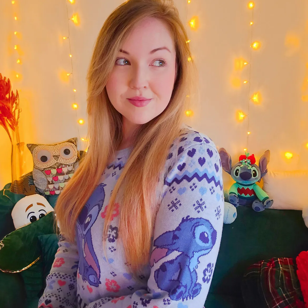 Stitch Ohana Strickpullover - Lilo & Stitch