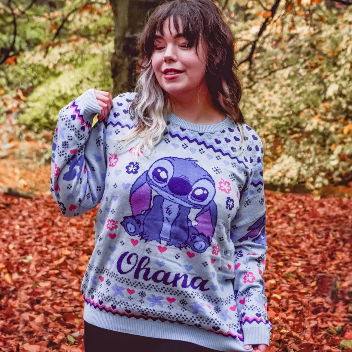 Stitch Ohana Strickpullover - Lilo & Stitch