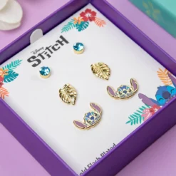 Stitch Ohrstecker 3er Geschenkset - Lilo & Stitch