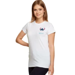 Stitch Pocket T-Shirt weiß - Lilo & Stitch
