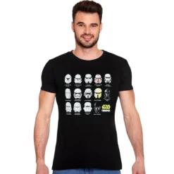 Stormtrooper Helm Collage T-Shirt schwarz - Star Wars