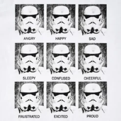 Stormtrooper Multiface T-Shirt weiß - Star Wars