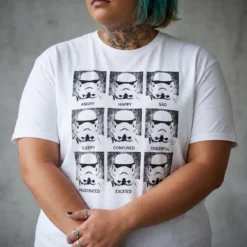 Stormtrooper Multiface T-Shirt weiß - Star Wars