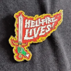 Stranger Things Ansteck-Pin Hellfire Lives Limited Edition