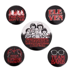 Stranger Things 5er Button Set