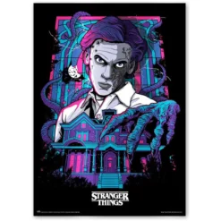 Stranger Things Leuchtendes Poster Premium 50 x 70 cm