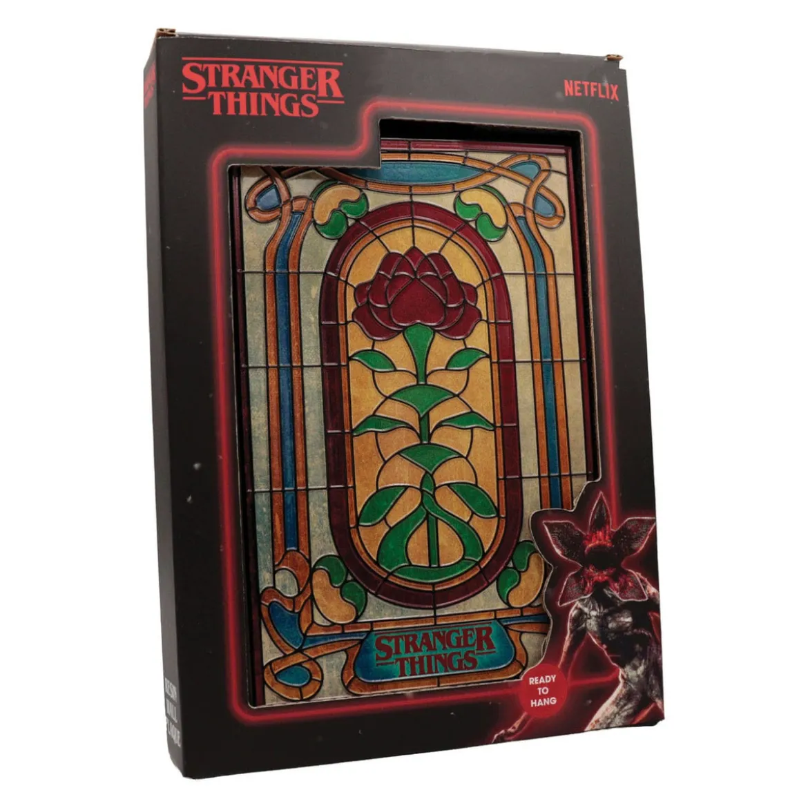 Stranger Things Resinschild Creel House Stained Glass Window