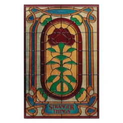 Stranger Things Resinschild Creel House Stained Glass Window