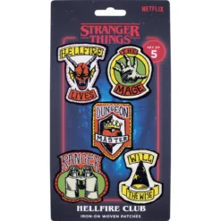 Stranger Things Stoffaufnäher 5er-Pack
