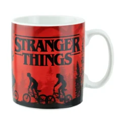 Stranger Things Tasse mit Aufkleber XL
