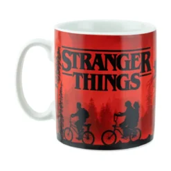 Stranger Things Tasse mit Aufkleber XL