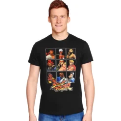 Street Fighter - Characters T-Shirt schwarz