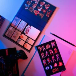 Street Fighter Premium Notizbuch mit Haftnotizen und Hülle A5