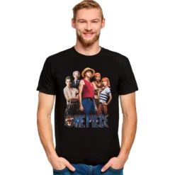 Strohhutbande Crew T-Shirt schwarz - One Piece