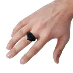 Superman Emblem Ring schwarz