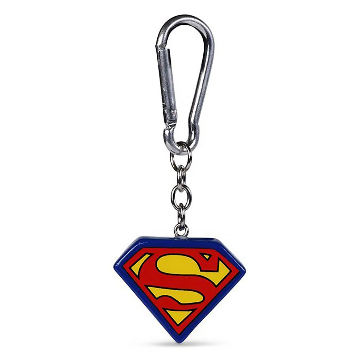 Superman - Logo Schlüsselanhänger mit Karabiner