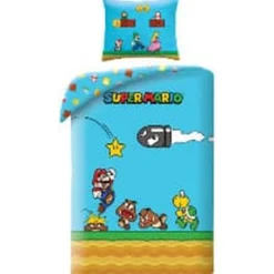 Super Mario Bettwäsche Ver. 3 140 x 200 cm / 70 x 90 cm