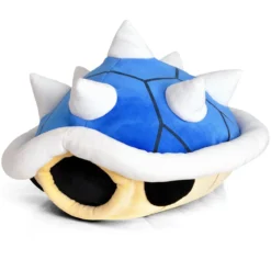 Super Mario - Blauer Stachi-Panzer Plüsch Figur XL