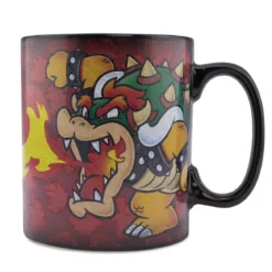 Super Mario - Bowser Thermoeffekt Tasse