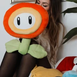 Super Mario - Feuerblume Plüsch Figur XL