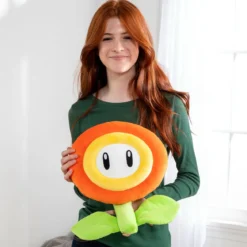 Super Mario - Feuerblume Plüsch Figur XL
