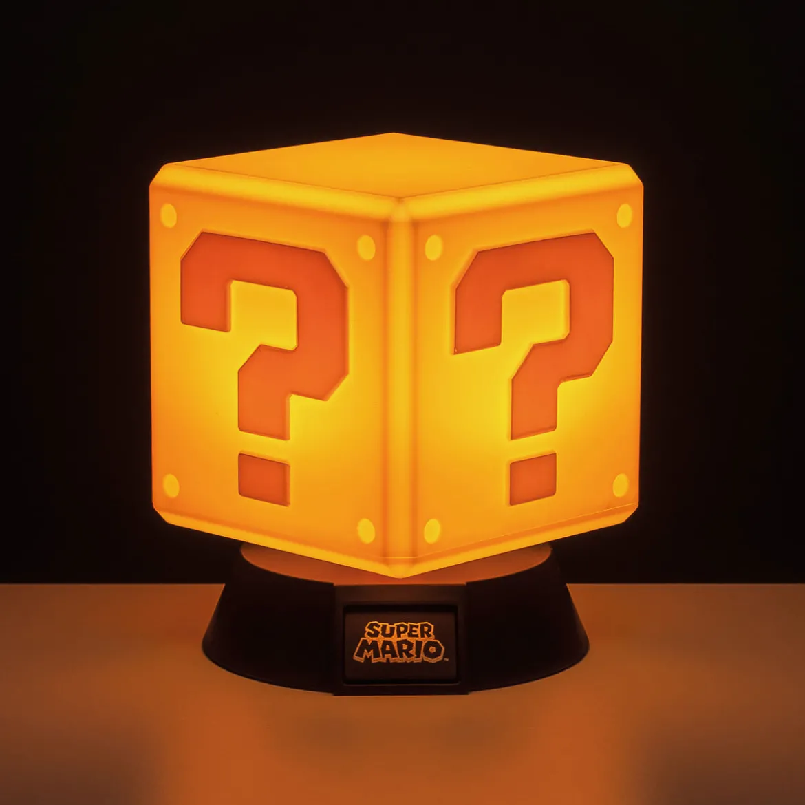 Super Mario - Fragezeichen Block 3D Tischlampe