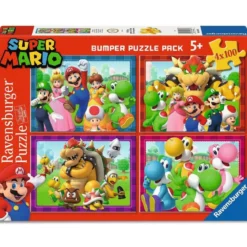 Super Mario Puzzles 4er-Pack Zeit für Mario! (4x100 Teile)
