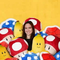 Super Mario - Super-Pilz Plüsch Figur XL