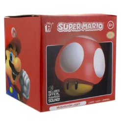 Super Mario - Super-Pilz Tischlampe mit Sound
