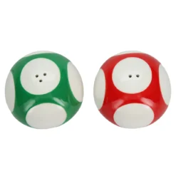 Super Mario - Super Pilz und 1 UP Pilz Salz & Pfefferstreuer