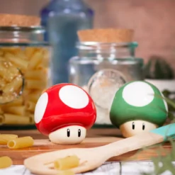 Super Mario - Super Pilz und 1 UP Pilz Salz & Pfefferstreuer