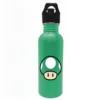 Super Mario - 1 UP Pilz Trinkflasche grün