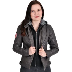 Supernatural - Anti Possession Symbol Lederjacke Damen
