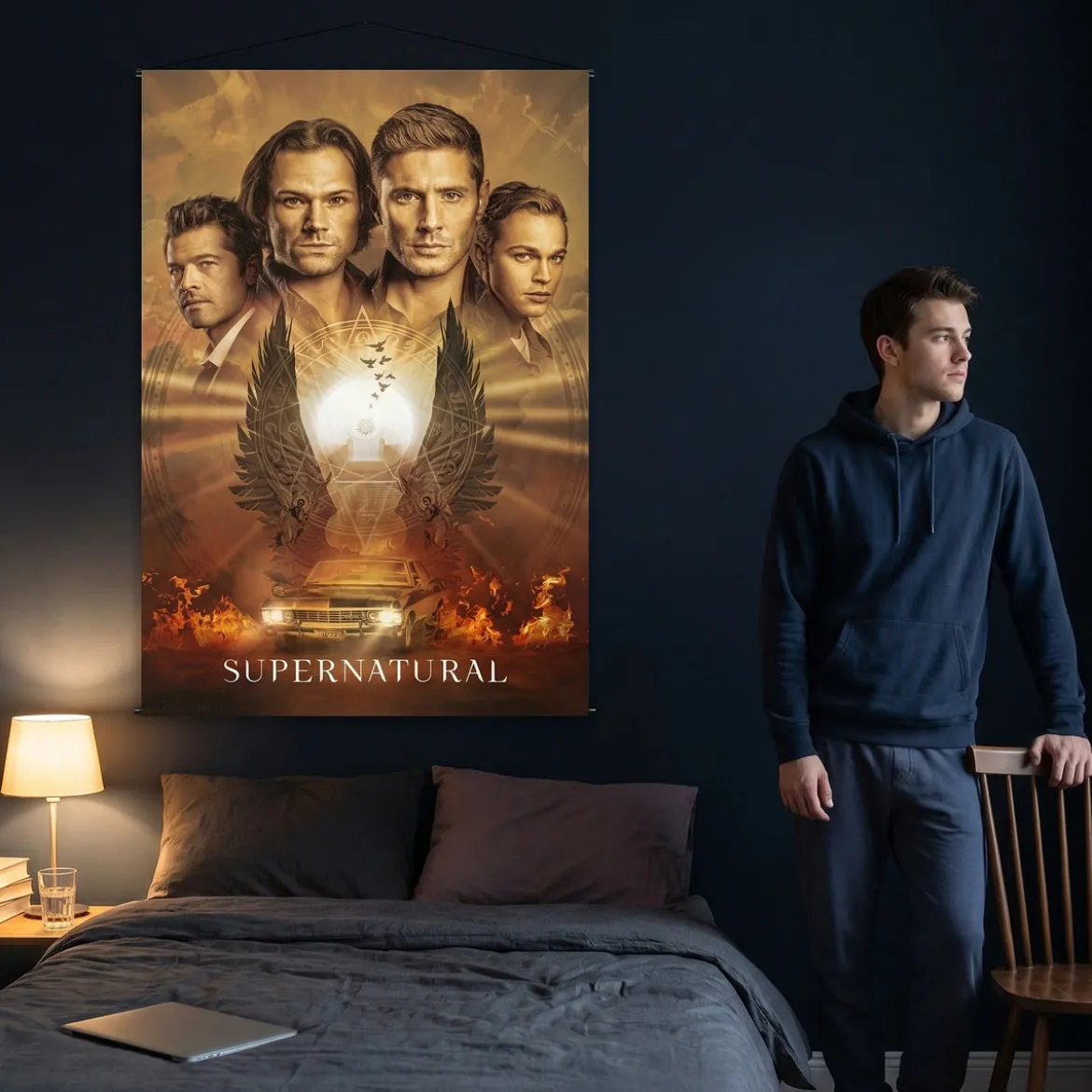 Supernatural - Cast Wall Scroll