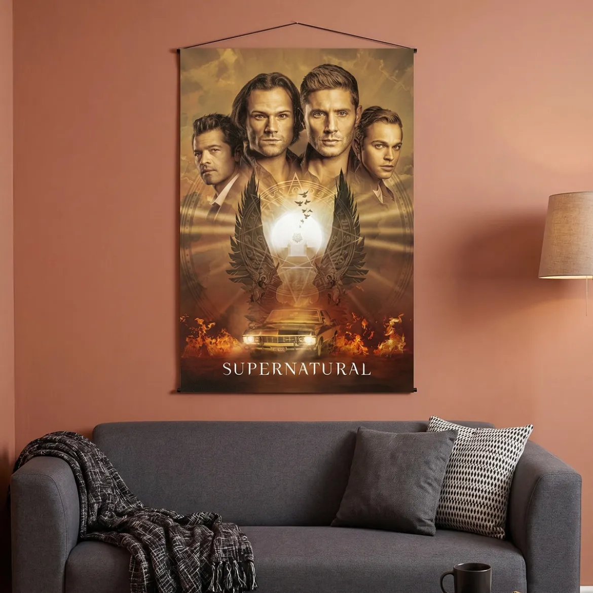 Supernatural - Cast Wall Scroll
