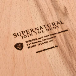 Supernatural - Eat More Pie Schneidebrett Buche