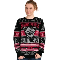 Supernatural - Saving People Hunting Things Strickpullover