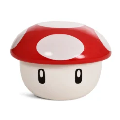 Super-Pilz Schale mit Deckel für Super Mario Fans