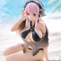Super Sonico - Noodle Stopper Figur Swimsuit Black Color Version