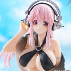 Super Sonico - Noodle Stopper Figur Swimsuit Black Color Version
