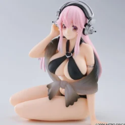 Super Sonico - Noodle Stopper Figur Swimsuit Black Color Version