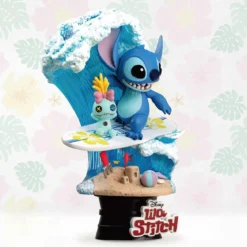 Surfer Stitch D-Stage Diorama Figur - Lilo & Stitch