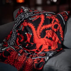 Targaryen Wappen Flauschdecke - Game of Thrones