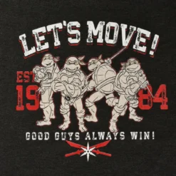 Teenage Mutant Ninja Turtles - Lets Move! T-Shirt schwarz