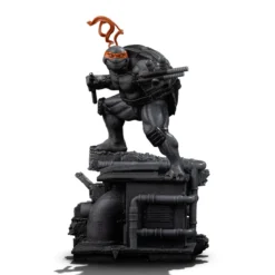 Teenage Mutant Ninja Turtles Art Scale Statue 1/10 Michelangelo Black and White Variant 26 cm heo exclusive