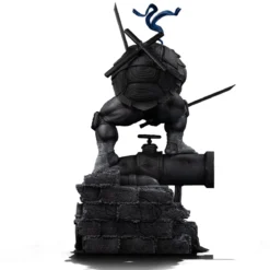 Teenage Mutant Ninja Turtles Art Scale Statue 1/10 Leonardo Black and White Variant 26 cm heo exclusive